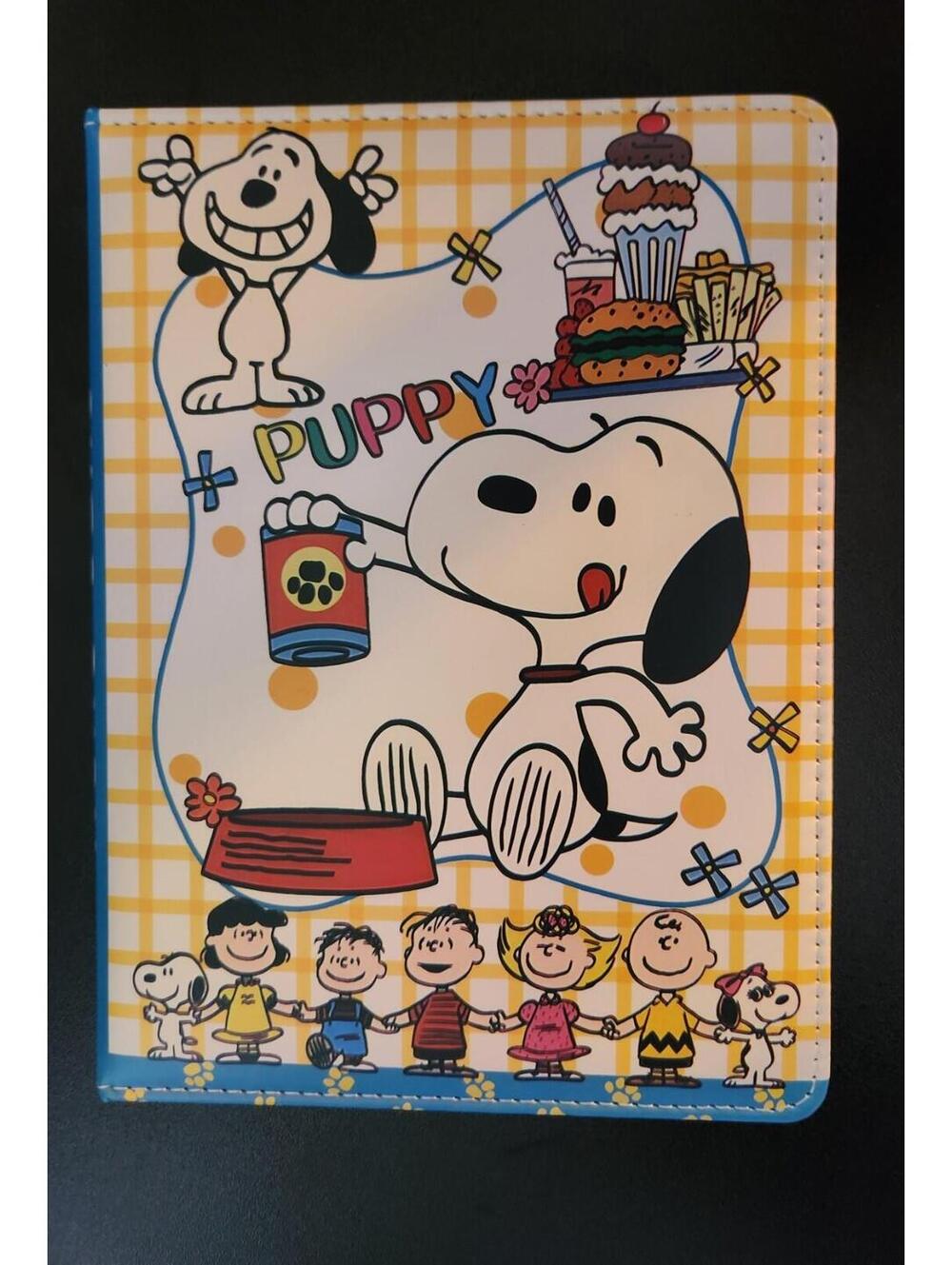 Peanuts Snoopy Puppy Illustrated Blank Journal Diary with Decorated Pages